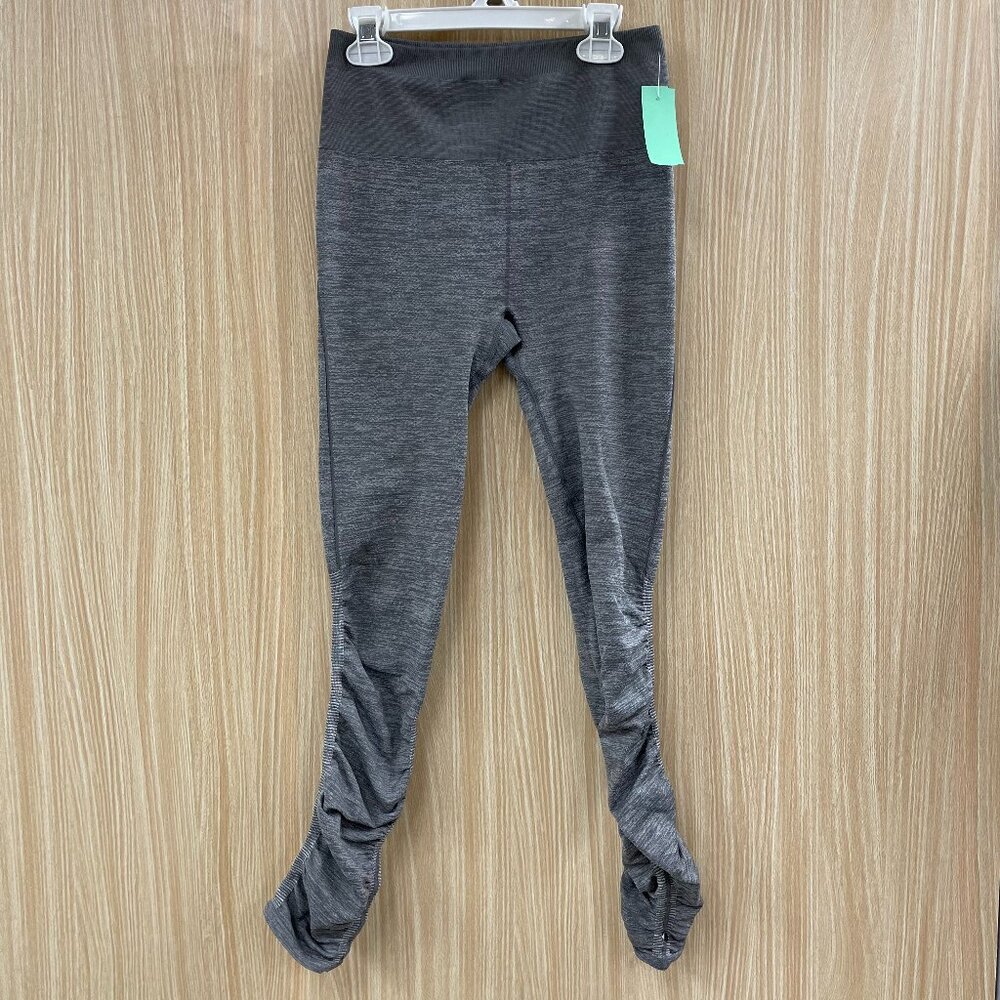 Fabletics Gray Seamless Ruched Leggings Size Small